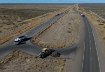 Chubut habilita la traza central de la autovía Trelew–Puerto Madryn