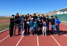 Atletas esquelenses participan de un campus en Comodoro Rivadavia