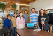Brindaron capacitación en idioma galés en la oficina de Turismo de Trevelin