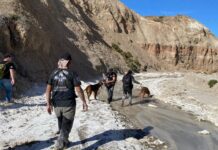 Amplían la búsqueda de la pareja desaparecida en Comodoro Rivadavia con drones y perros