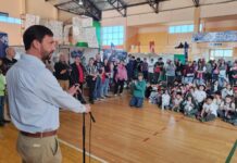 Ingram participó de la apertura de la cuarta edición de la Expo Agua