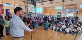 Ingram participó de la apertura de la cuarta edición de la Expo Agua