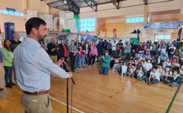 Ingram participó de la apertura de la cuarta edición de la Expo Agua