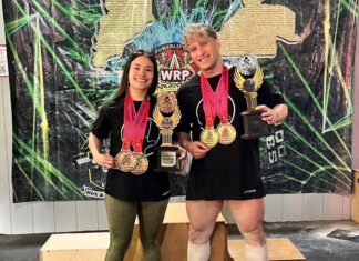 Trevelin sigue cosechando medallas en powerlifting