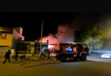 Incendio en el galpón de una vivienda fue controlado a tiempo