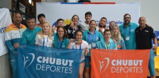 Juegos Para Araucanía: Chubut se consagró campeón en natación adaptada