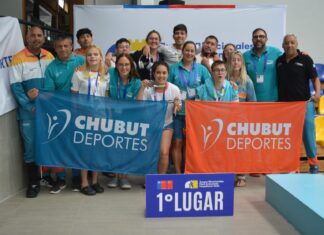 Juegos Para Araucanía: Chubut se consagró campeón en natación adaptada