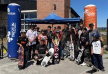 La Escuela de Skate de Trevelin organizó un encuentro con música y emprendedores