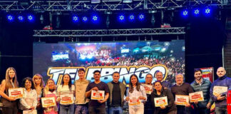 El Telebingo Chubutense dijo presente en la Fiesta del Novillito en 28 de Julio