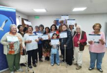 Trevelin: adultos mayores recibieron sus certificados de los Talleres UPAMI