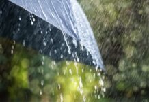 Jueves de alerta amarilla por lluvias y vientos