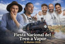 El Maitén celebra la Fiesta Nacional del Tren a Vapor con folclore, chamamé y cuarteto