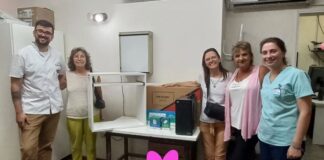 ALCEC Esquel entregó insumos al Servicio de Mamografía del Hospital