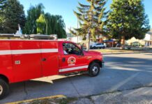 Bomberos de Esquel colaboran en el combate del incendio en Puerto Patriada