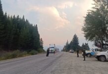 Habilitan la circulación en la Ruta 40 entre Epuyén y El Hoyo