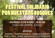 Organizan un festival solidario en Esquel para apoyar a brigadistas y bomberos