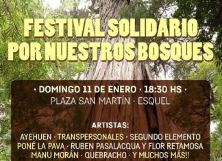 Organizan un festival solidario en Esquel para apoyar a brigadistas y bomberos