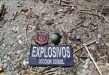 Policía del Chubut retiró explosivos del Lago Epuyén en el marco de una investigación