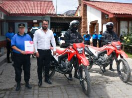 El municipio de Esquel entregó motocicletas a la Policía del Chubut