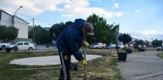 Avanzan las obras de restauración en la Plaza del Cielo