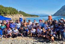 Se realizó en Bahía de los Palos un carrera de aguas abiertas