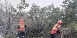 El fuego continúa sin ingresar al ejido de Esquel
