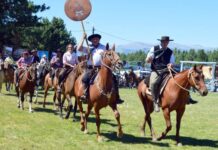 Con un programa cargado de juegos camperos y números artísticos, arranca la Fiesta del Ternero Cordillerano