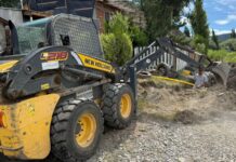 Comenzó la obra de red de gas en el barrio Badén I