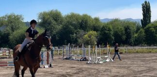 Trevelin fue sede de una Clínica de Salto Hípico de nivel internacional