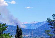 Cierre preventivo y evacuación en Puerto Patriada por un principio de incendio