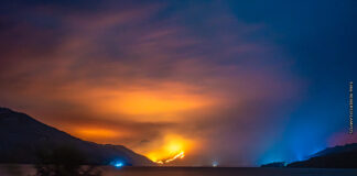Según el último parte, el incendio en el Parque Los Alerces ya quemó 10 mil hectáreas
