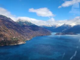 Parque Los Alerces: se intensifica el combate del fuego para hacer frente al calor y al viento