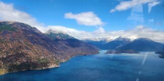 Parque Los Alerces: se intensifica el combate del fuego para hacer frente al calor y al viento