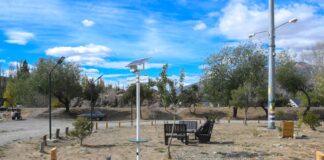 La Cascada cuenta con mobiliario inclusivo y energía solar