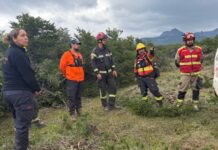 Desmienten que el incendio iniciado en el Parque Los Alerces avance hacia La Hoya