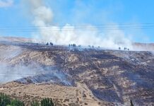 Tras el incendio en Los Coirones, el municipio pidió extremar la prevención en el uso de amoladoras