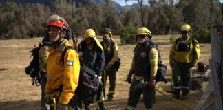 Los Alerces: el clima, la buena noticia en el trabajo de los brigadistas para combatir el incendio