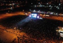 Una multitud en el Estadio para disfrutar del recital de Q´Lokura