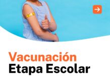 Salud recordó la importancia que las familias completen la Vacunación de niñas y niños en Etapa Escolar
