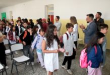 Taccetta destacó las obras realizadas en escuelas durante el inicio del ciclo lectivo