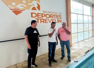 Reyes llevó adelante una nutrida agenda deportiva en Trevelin