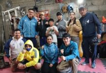 Reyes visitó el entrenamiento de Luis Cárcamo y sus alumnos