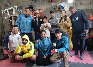 Reyes visitó el entrenamiento de Luis Cárcamo y sus alumnos