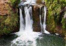 Llega el otoño y Trevelin lo recibe en Cascadas Nant y Fall