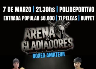 Noche de boxeo en Trevelin