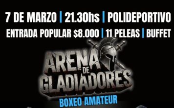 Noche de boxeo en Trevelin