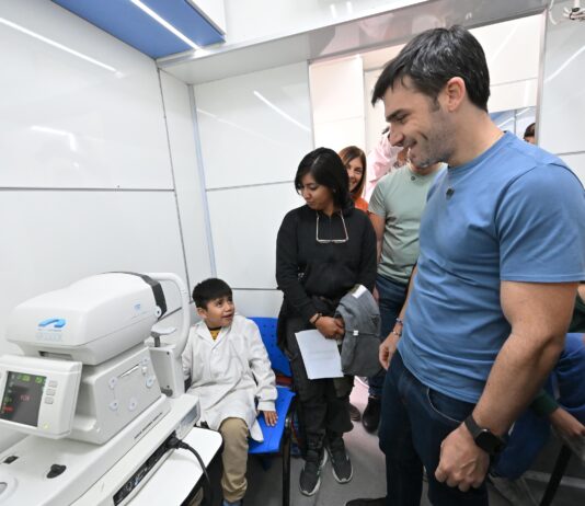 Chubut realiza controles oftalmológicos y anteojos gratuitos a estudiantes de toda la provincia