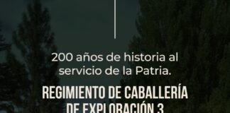El Regimiento de Caballería de Exploración 3 “Coraceros General Pacheco” conmemoró su 200° aniversario
