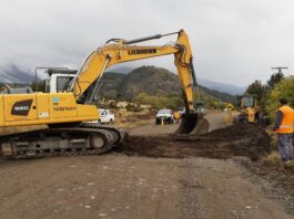 Habilitan el tránsito en la Ruta Nacional 259 tras la colocación de una alcantarilla