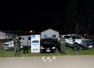 Secuestran dos kilos de marihuana y dinero en el acceso a Esquel